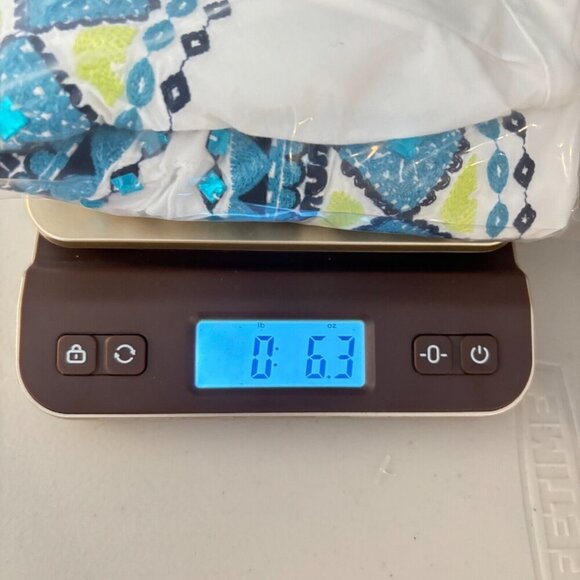 Catherine's Women's White Blue Embroidered Beaded‎ Boho Peasant Blouse Size 2X - Picture 11 of 11